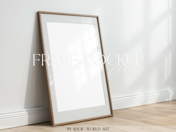Download Frame on Wooden Floor Mockup PSD - Floor mockup Collection