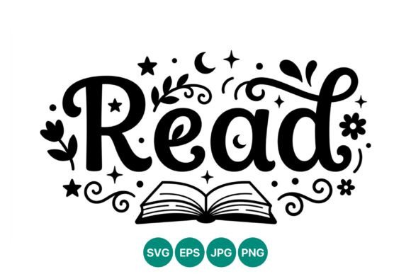 Download Read Lettering Floral Vector Art - Floral vector art Collection