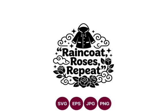 Download Raincoat Roses Repeat Floral Vector Art - Floral vector art Collection