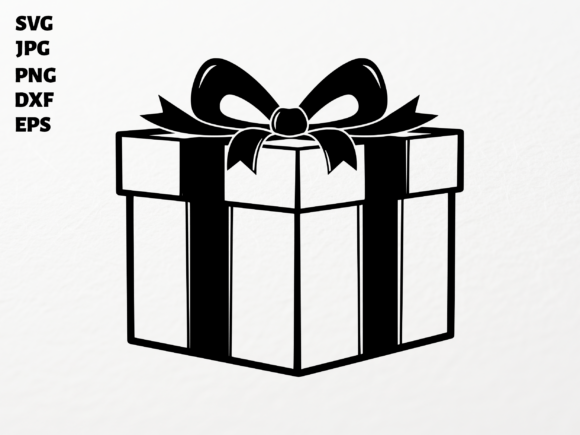 Download Gift Box with Bow SVG for Cricut Clipart - Cricut clipart Collection